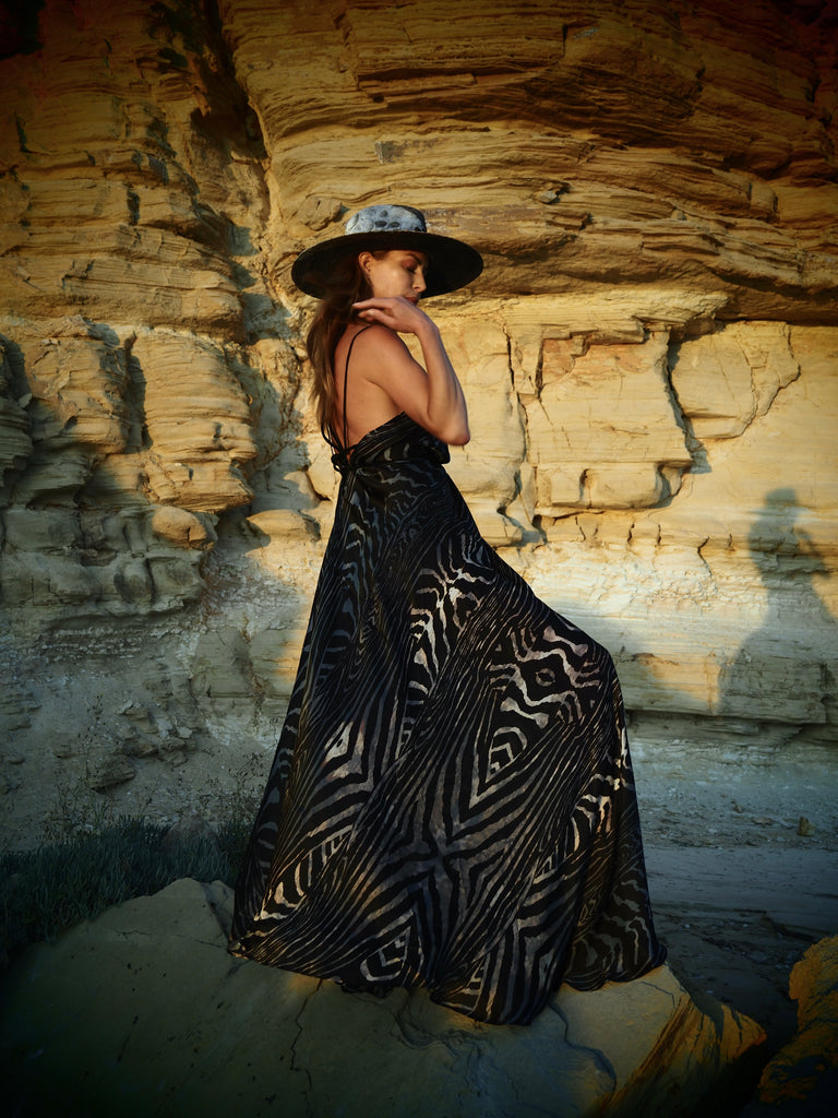 Moray Print Xarracca Silk Dress