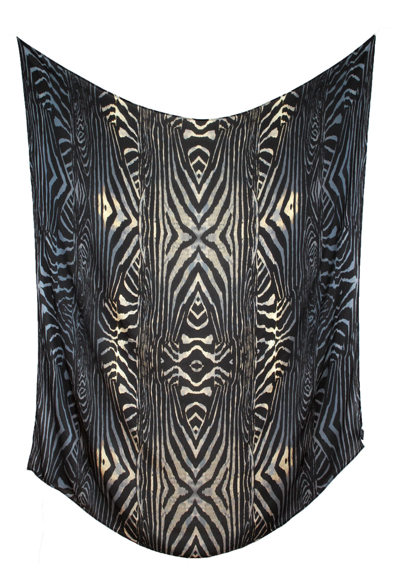 Handmade pure silk scarf