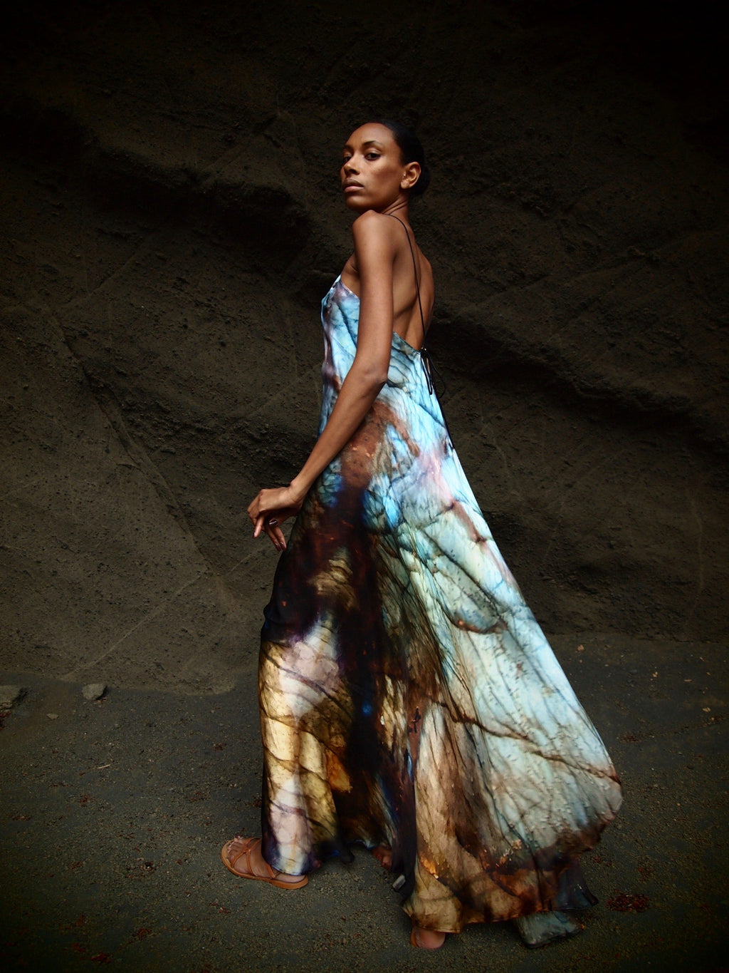 Beach Wear Silk Maxi Dress main image 0