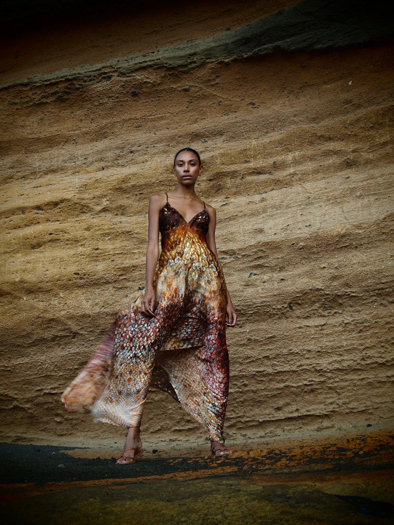 Xarracca Dress in Magma Siren Print