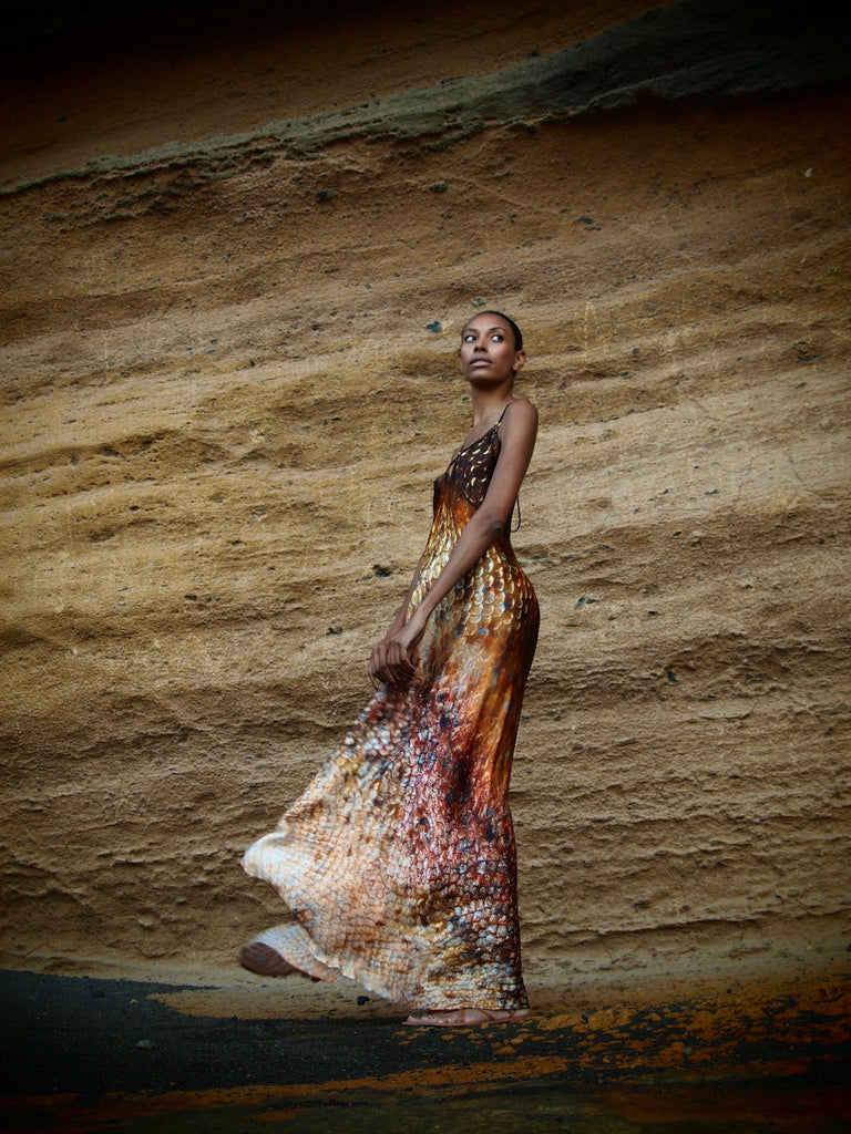 Xarracca Dress in Magma Siren Print