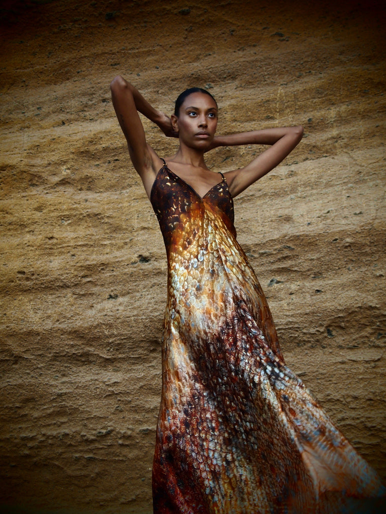 Xarracca Dress in Magma Siren Print