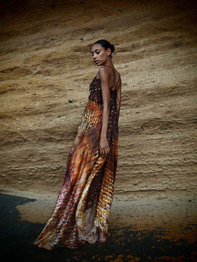 Xarracca Dress in Magma Siren Print