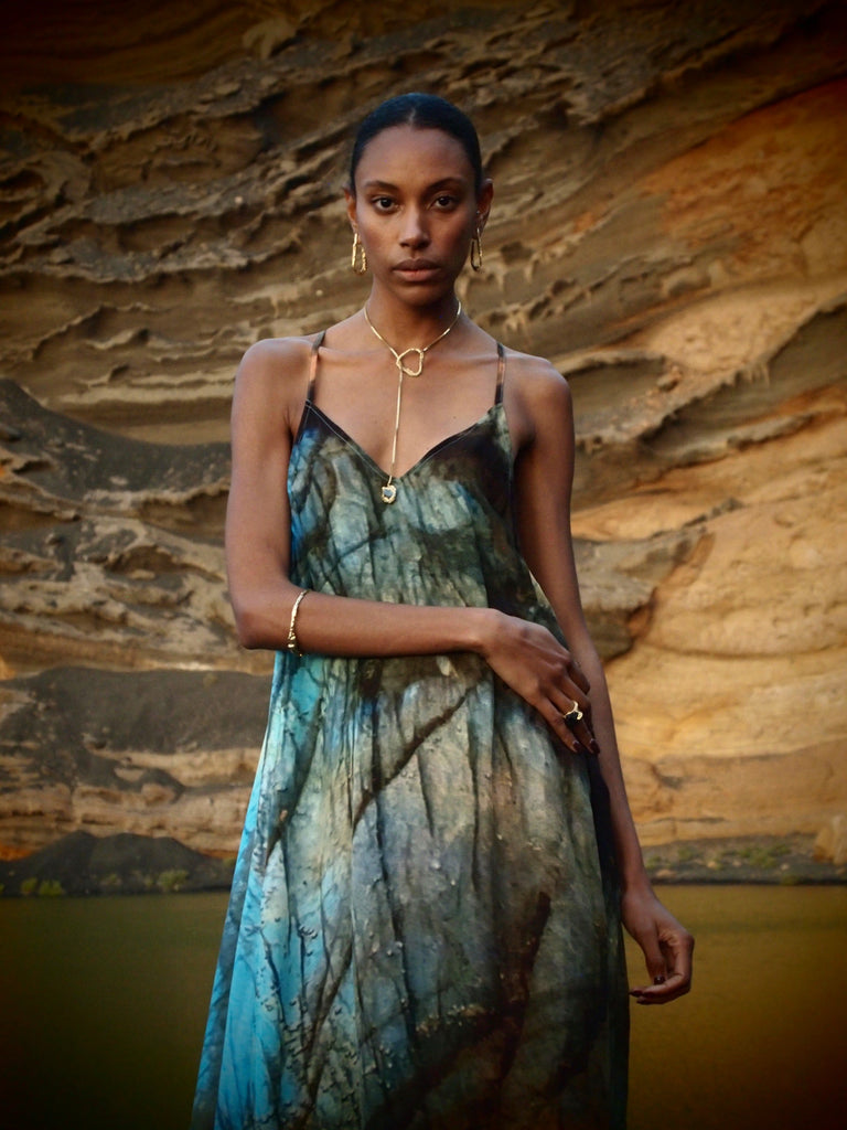 Indra Print - Mayan Silk Dress