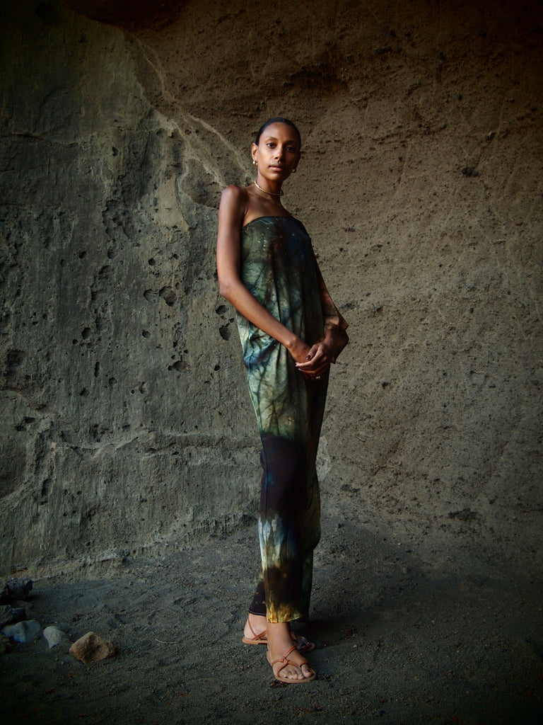 Ava Silk Dress Indra Print