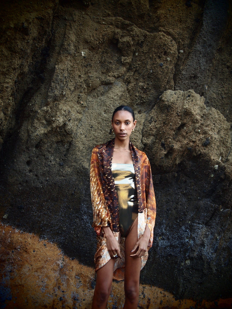 Olivia Cape is Magma Siren Print