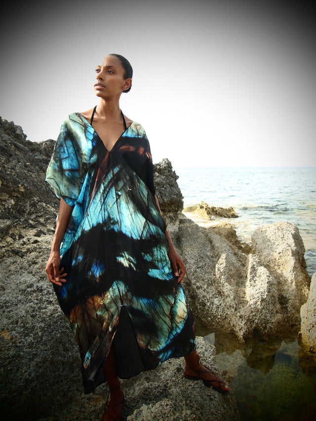 Boheme Silk Kaftan Schiller