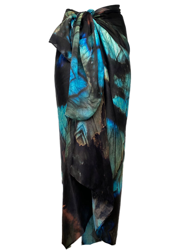 Schiller Print Silk Sarong