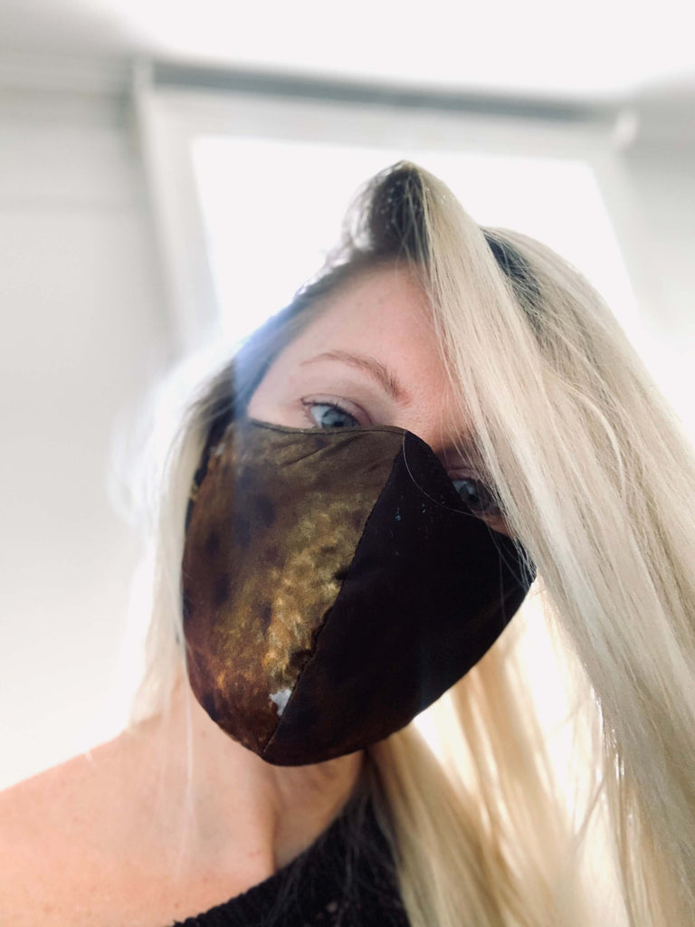 Luxury pure silk face mask