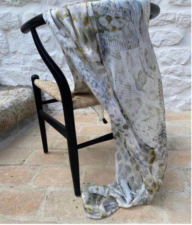 Silk Sarong Yemanja Print