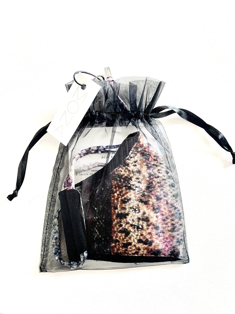 Luxury pure silk face covering