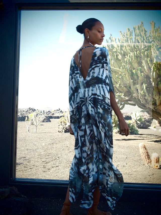 Phoenix Print Ashtanga Kaftan