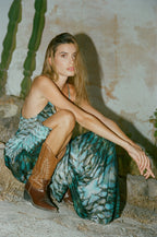 Mayan Dress - Aqua Siren