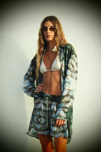 Sadie Shorts - Aqua Siren