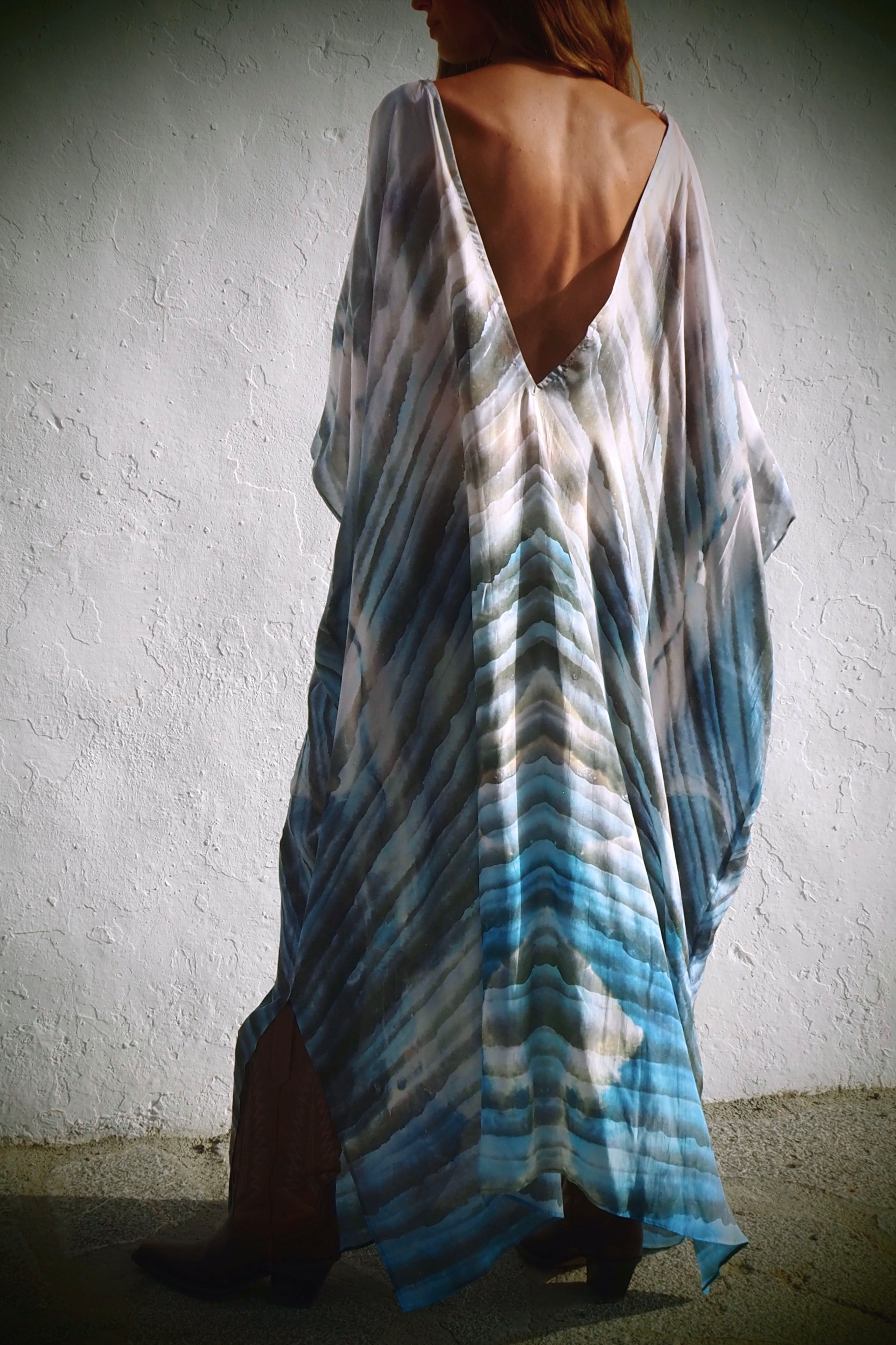 Ashtanga Kaftan - Thalassa print