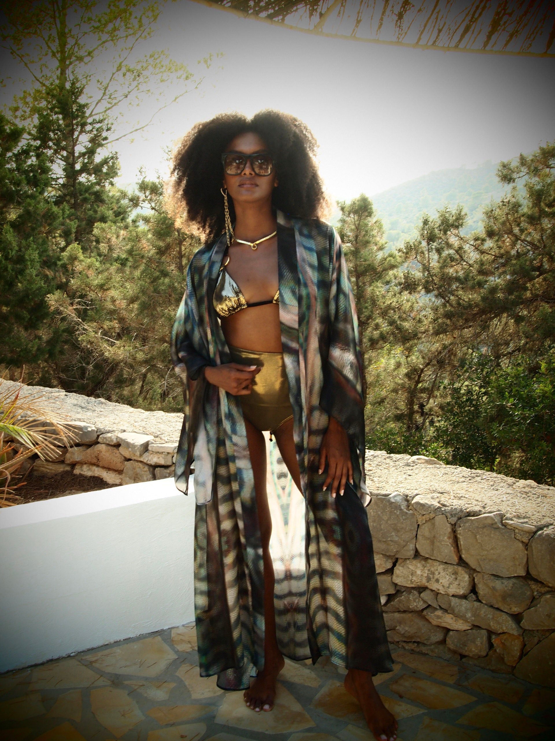 Bedouin Silk Kimono - Gaia Nuovo