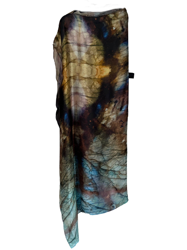 Cindy 3-Way Silk Kaftan - Indra print