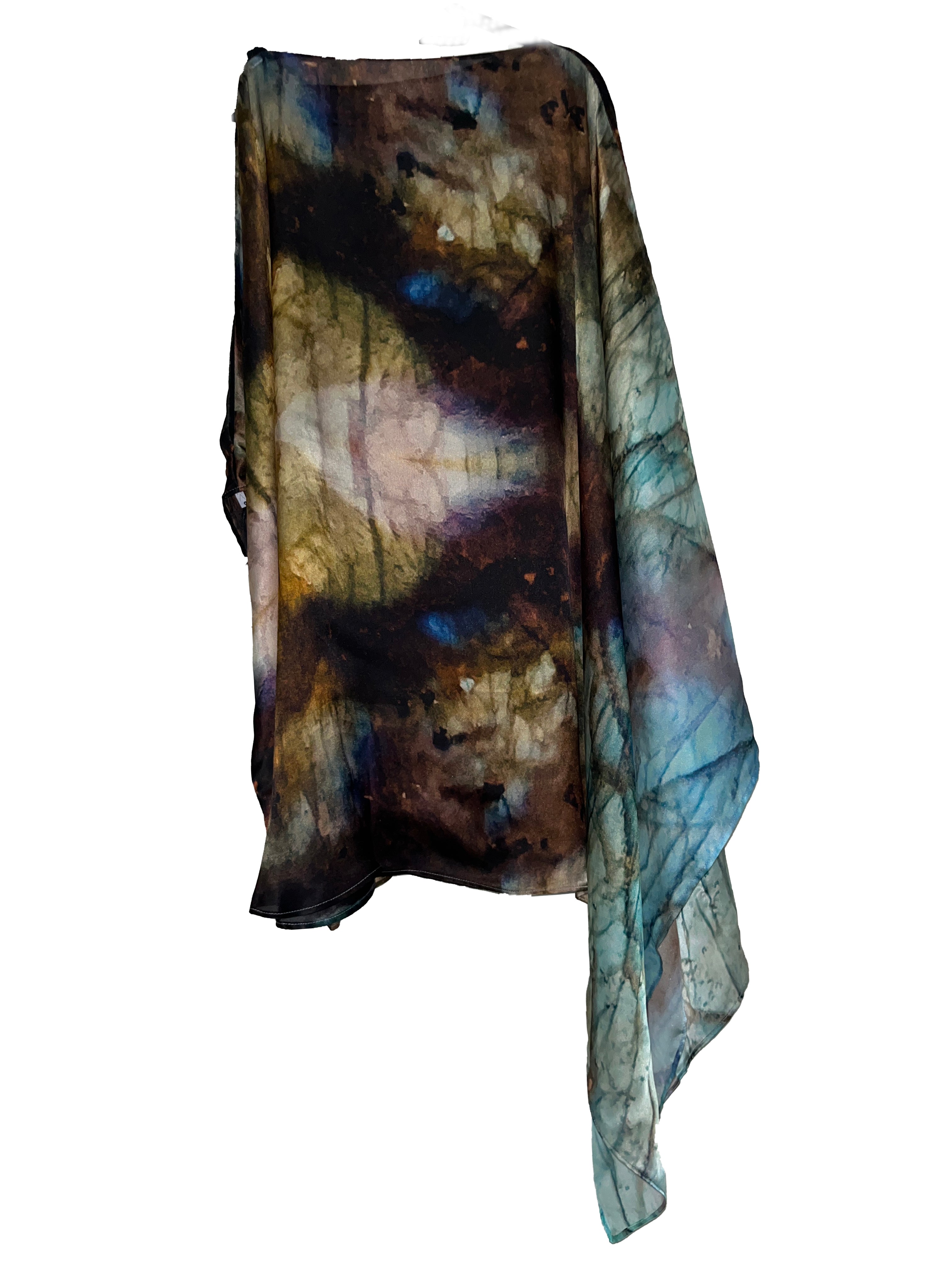 Cindy 3-Way Silk Kaftan - Indra print