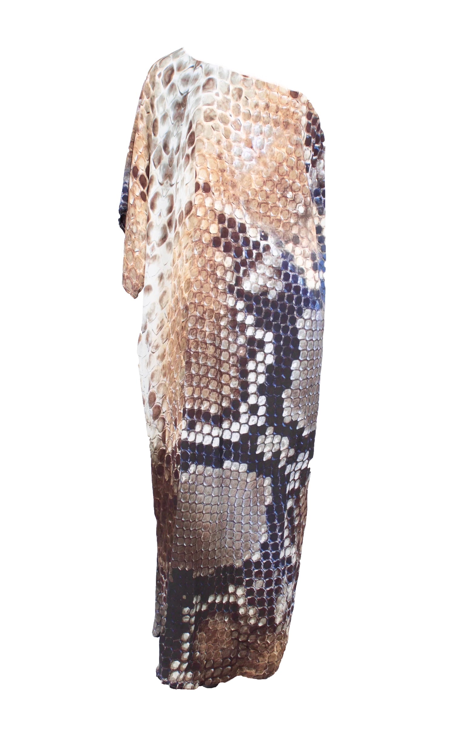 Ava Silk Dress Cobra