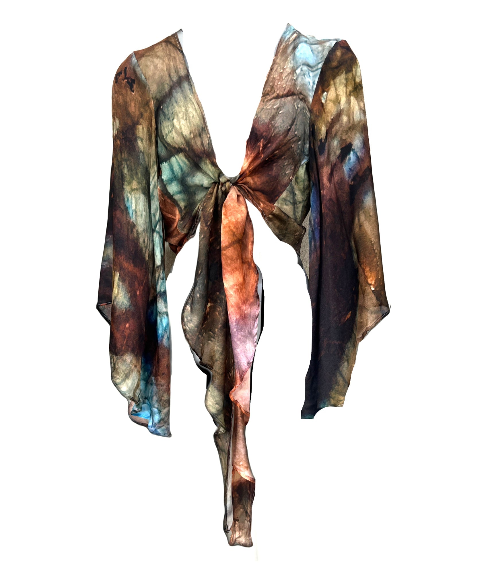 Lola Wrap Shirt - Indra Print