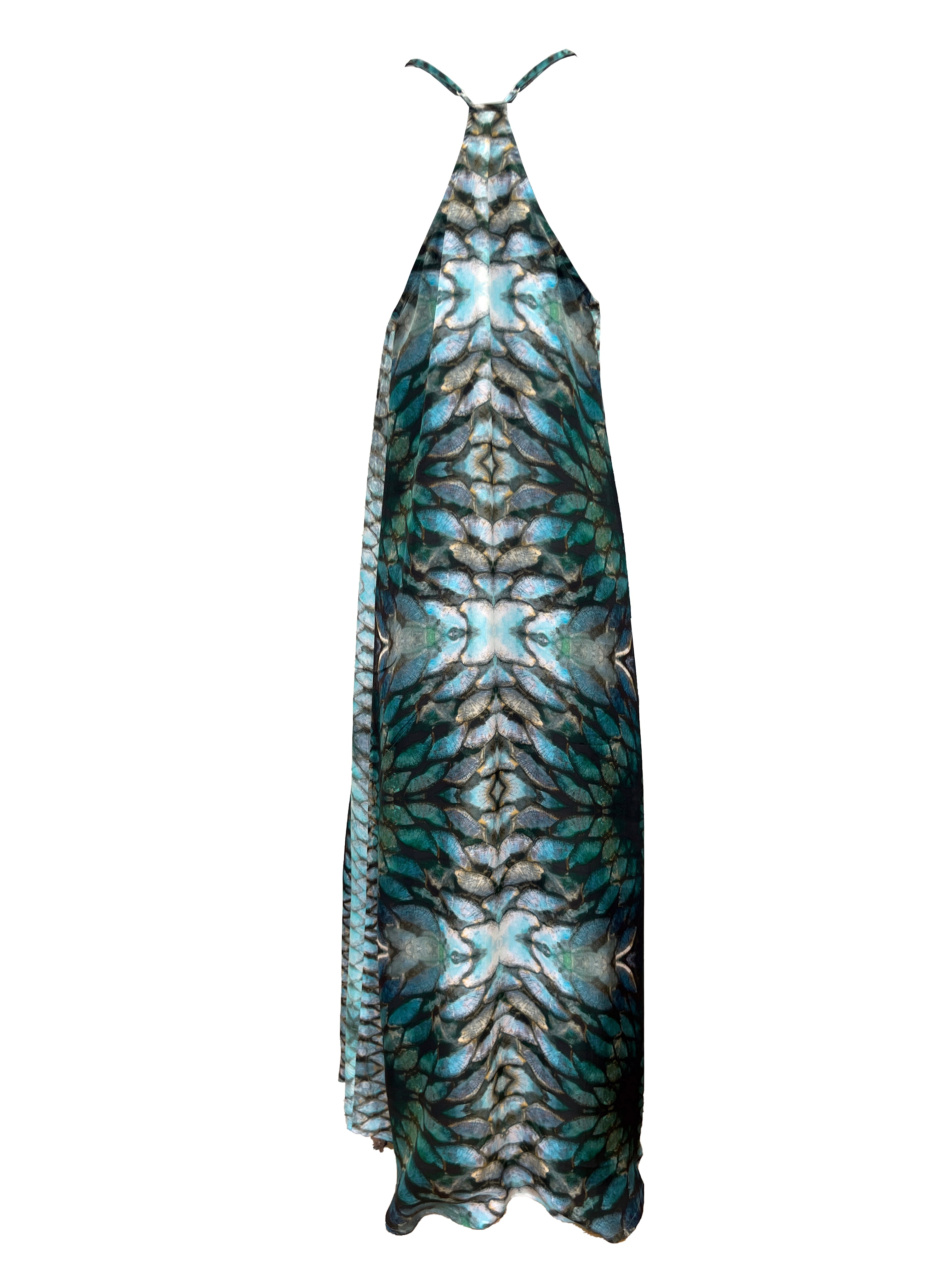 Mayan Dress - Aqua Siren