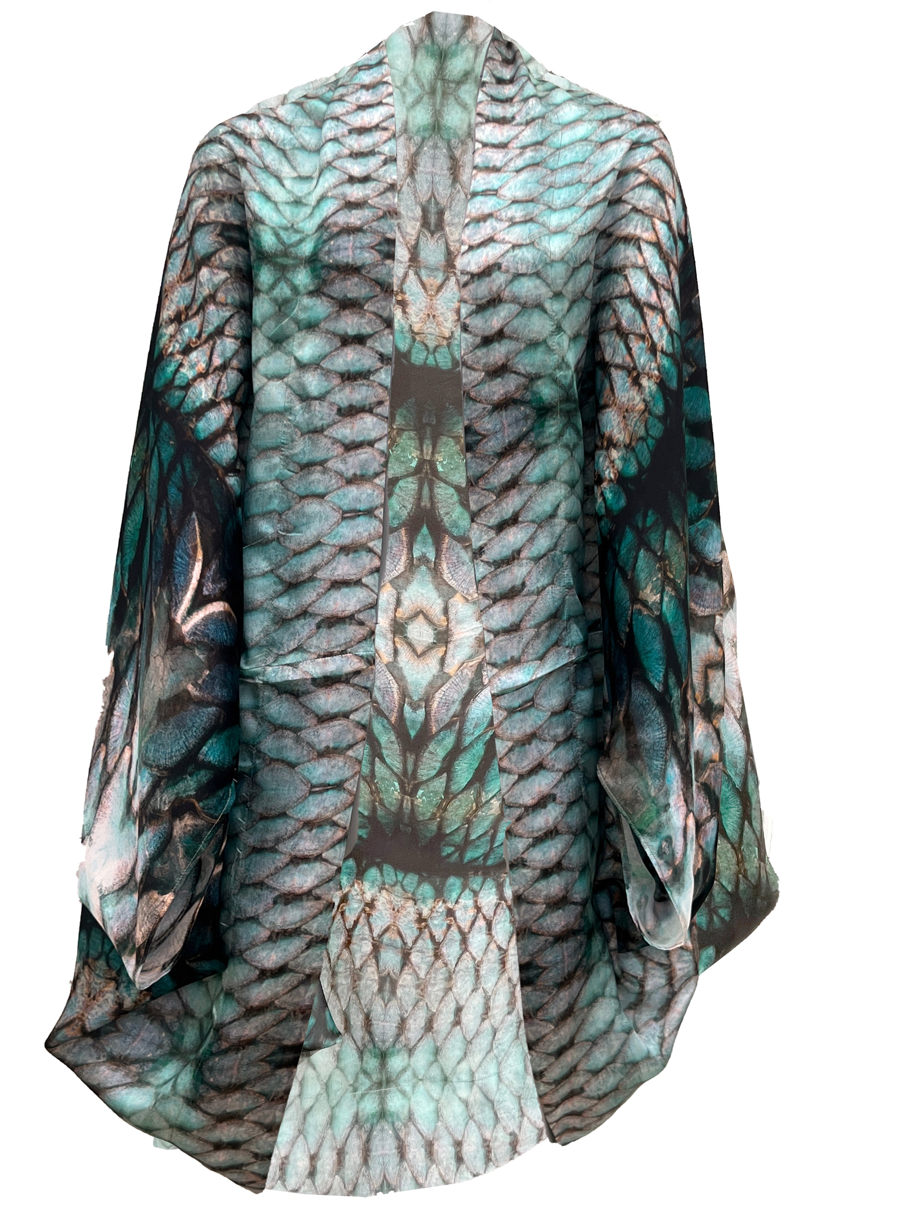 Olivia Cape - Aqua Siren