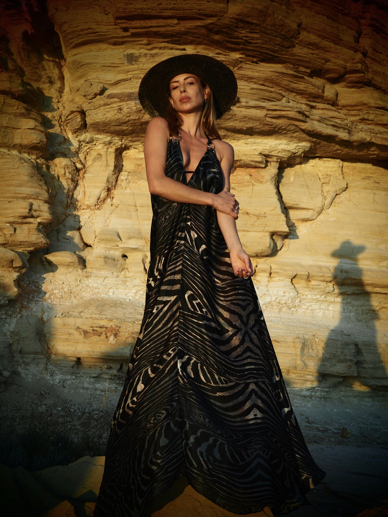 Moray Print Xarracca Silk Dress