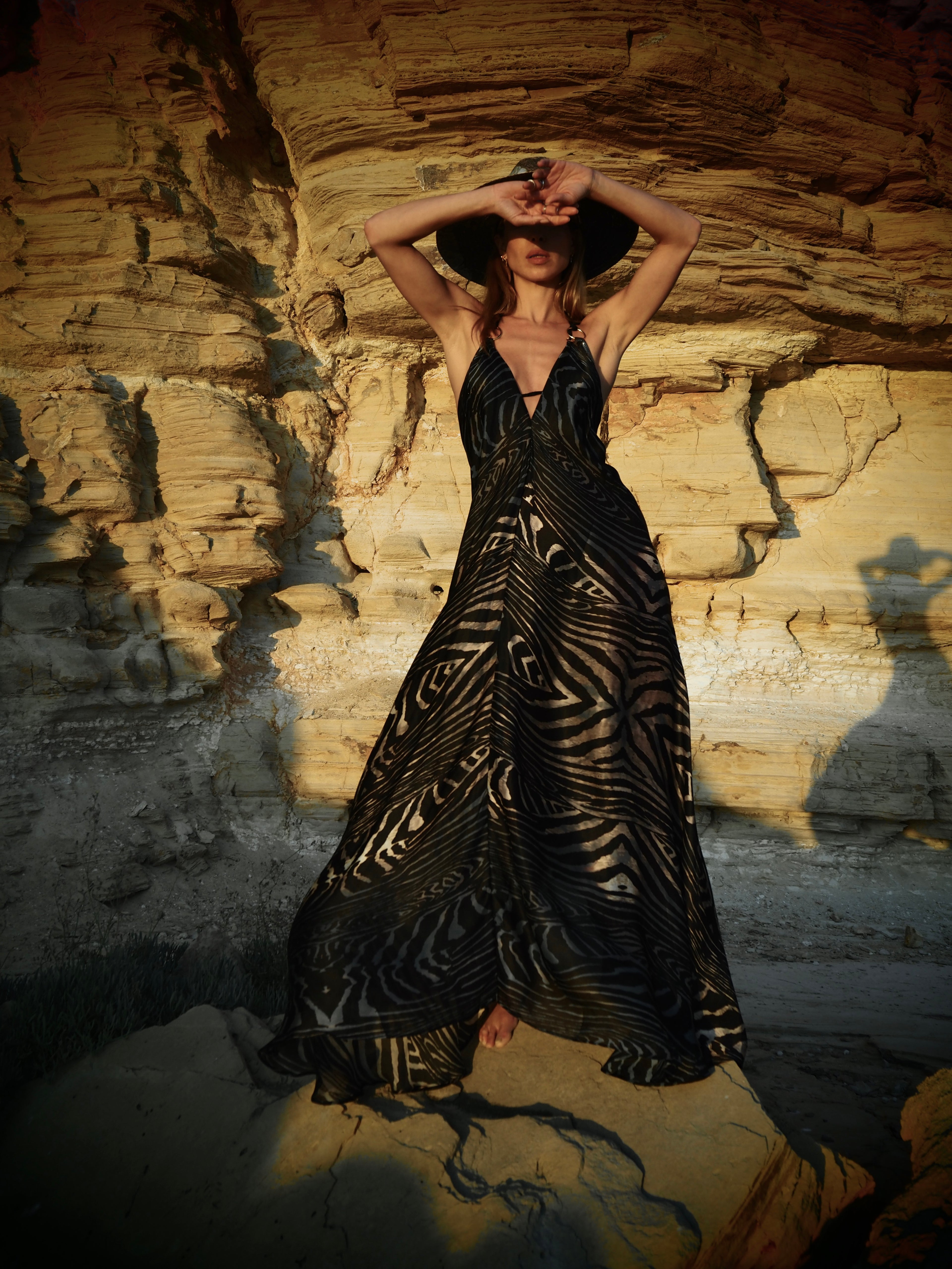 Moray Print Xarracca Silk Dress