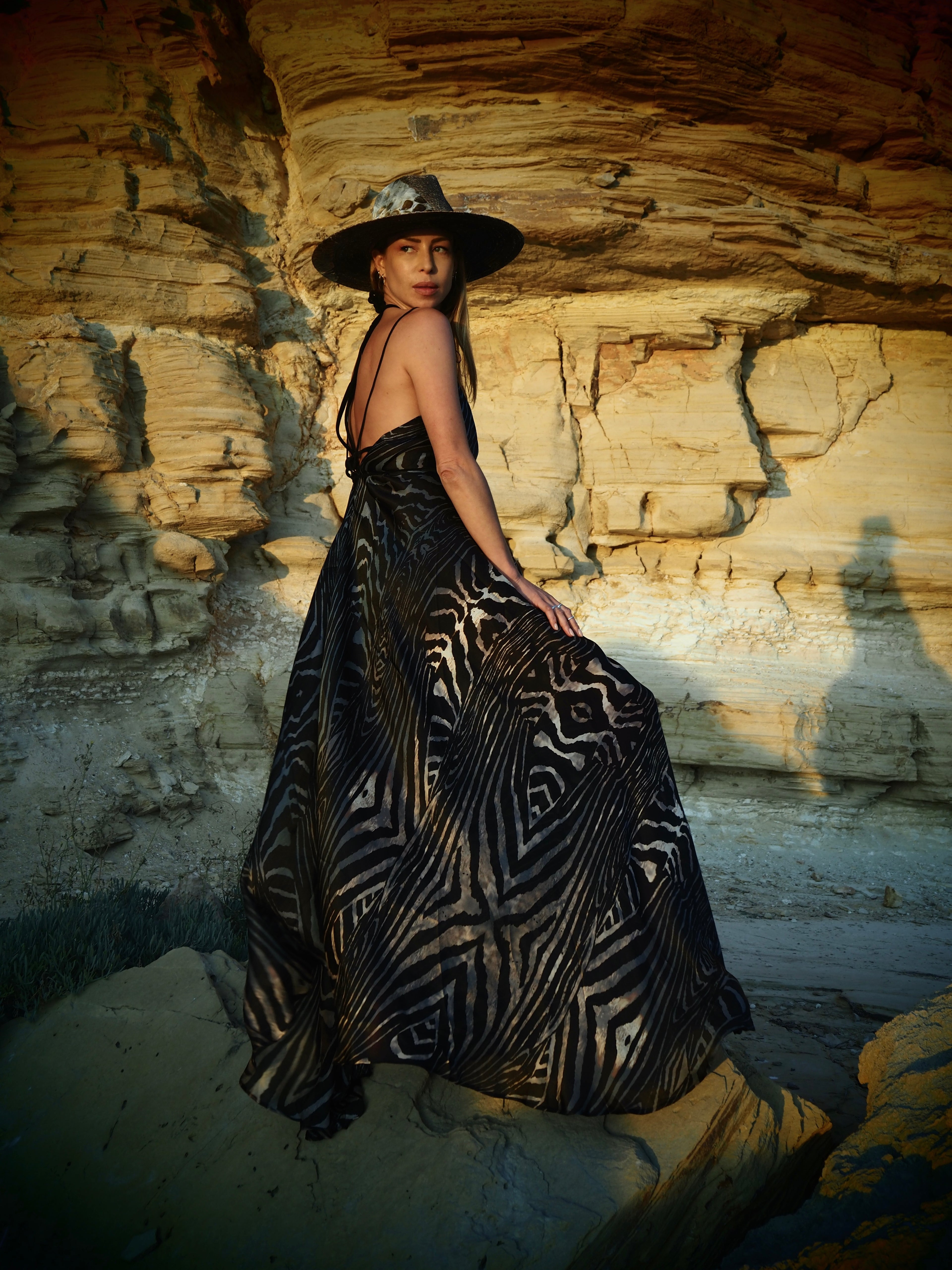 Moray Print Xarracca Silk Dress