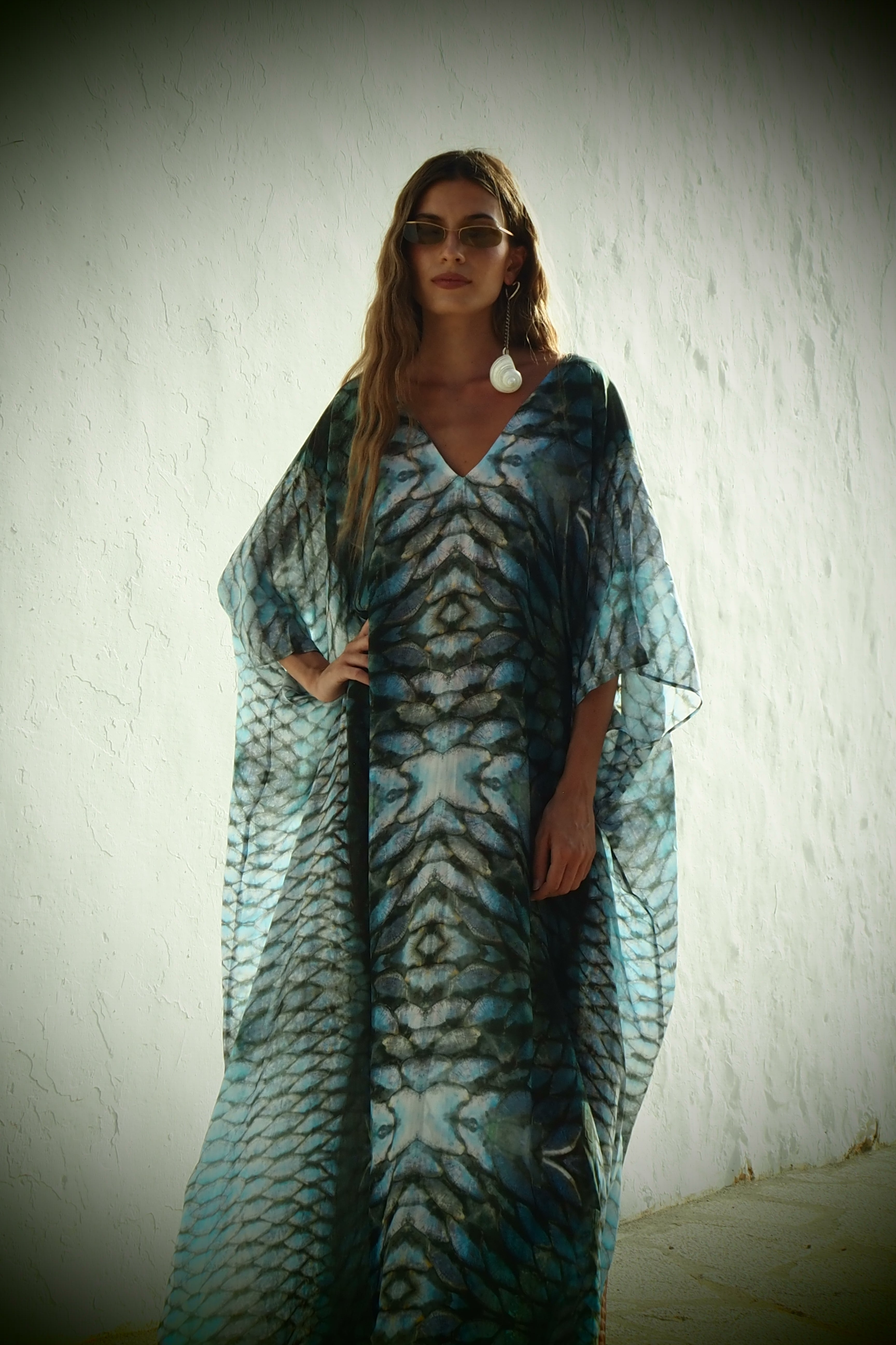 Ashtanga Kaftan - Aqua Siren
