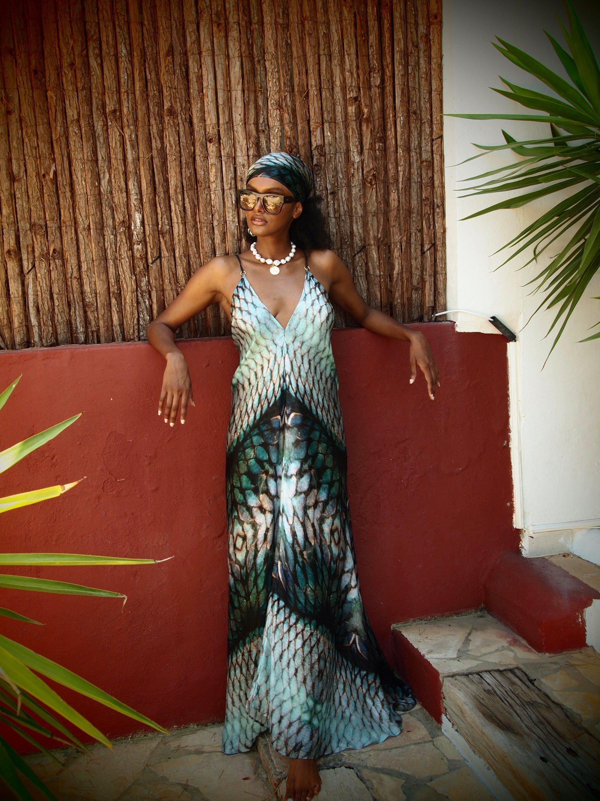 Xarracca Dress - Aqua Siren