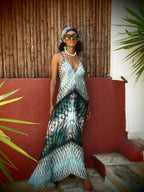 Xarracca Dress - Aqua Siren