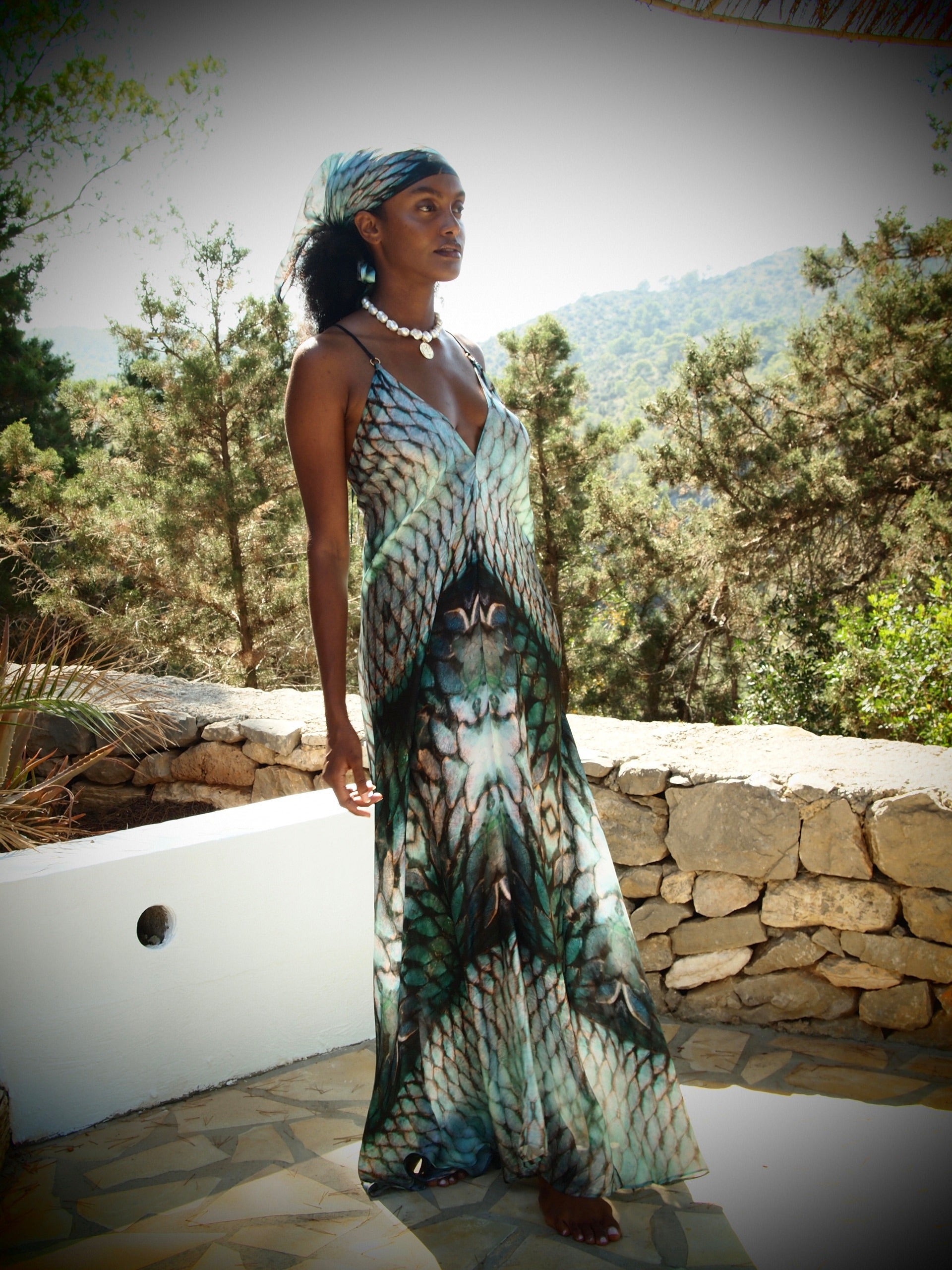 Xarracca Dress - Aqua Siren