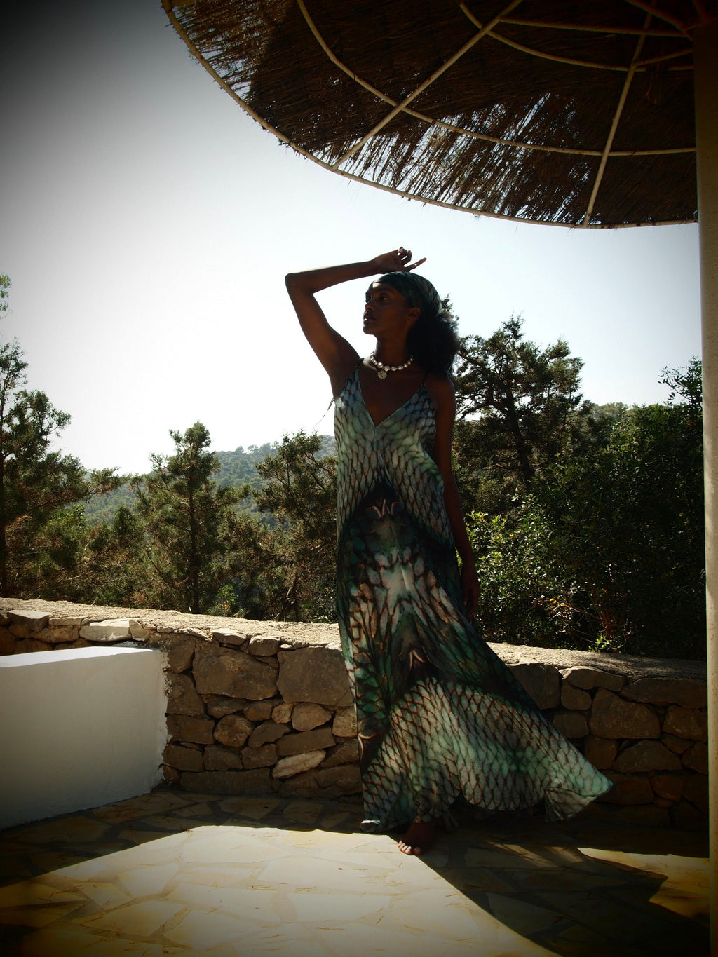 Xarracca Dress - Aqua Siren