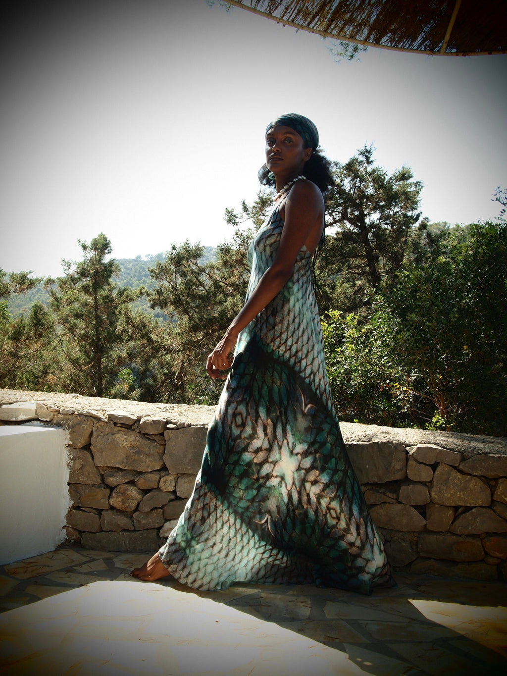 Xarracca Dress - Aqua Siren