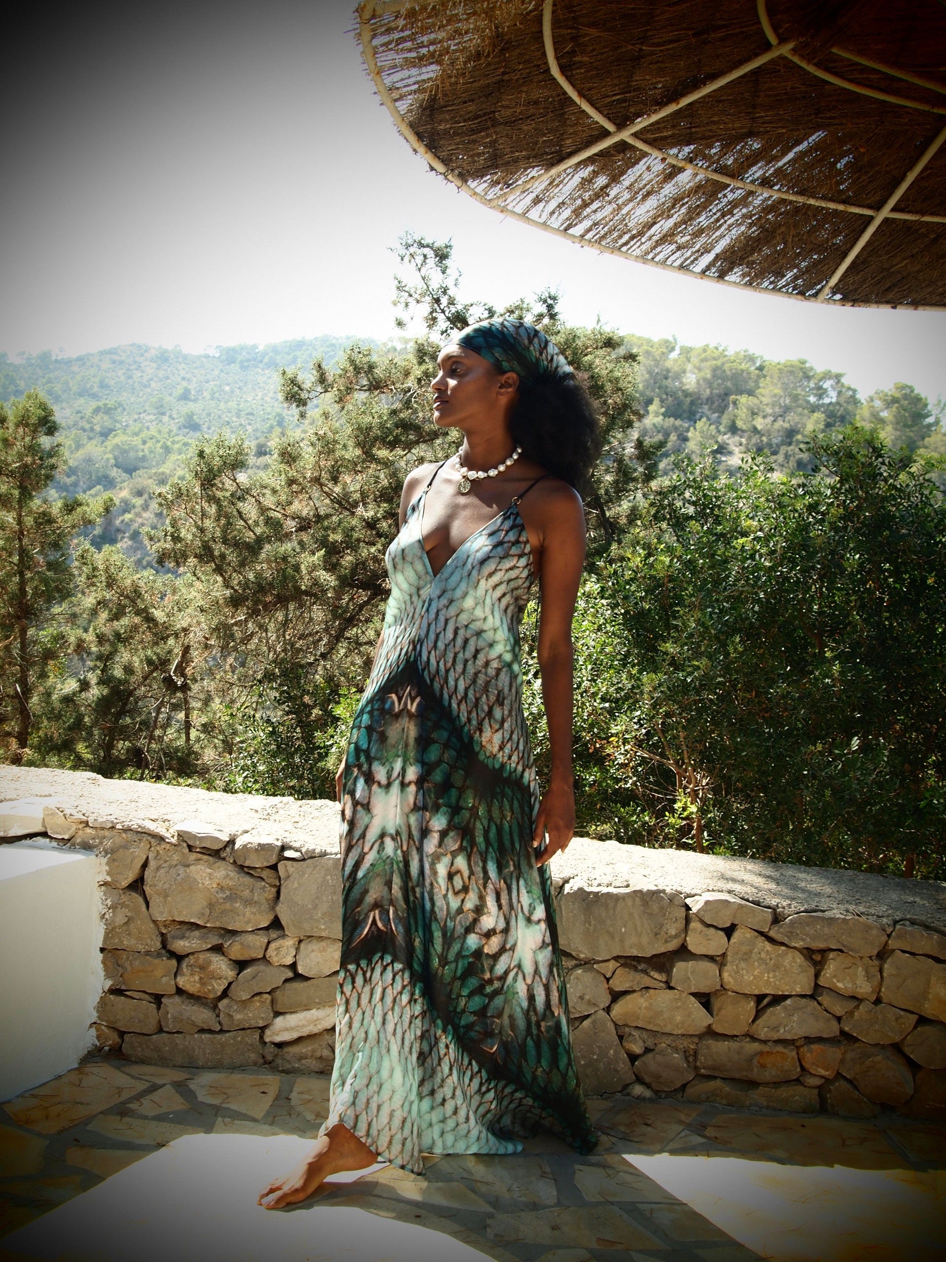 Xarracca Dress - Aqua Siren