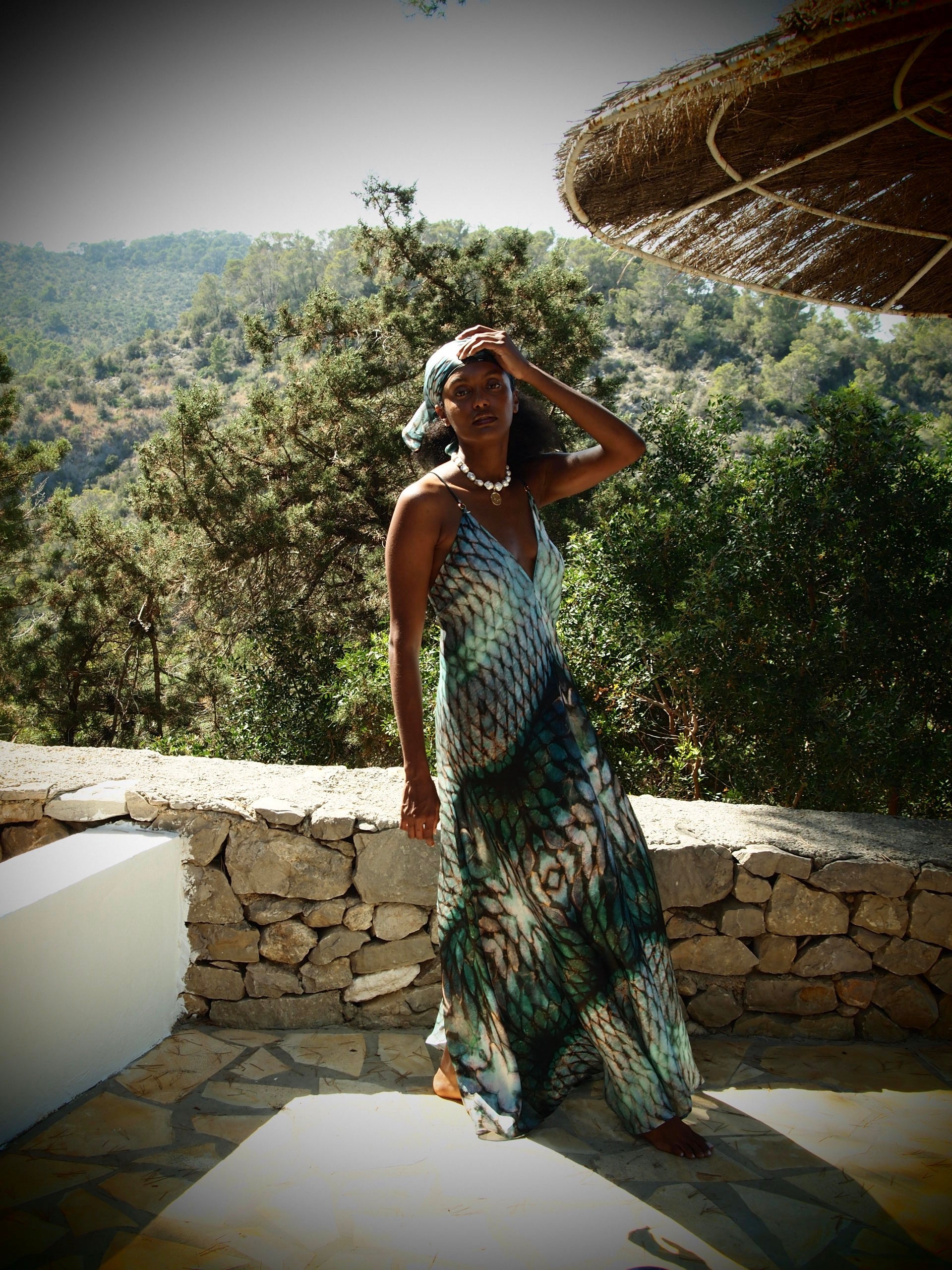 Xarracca Dress - Aqua Siren