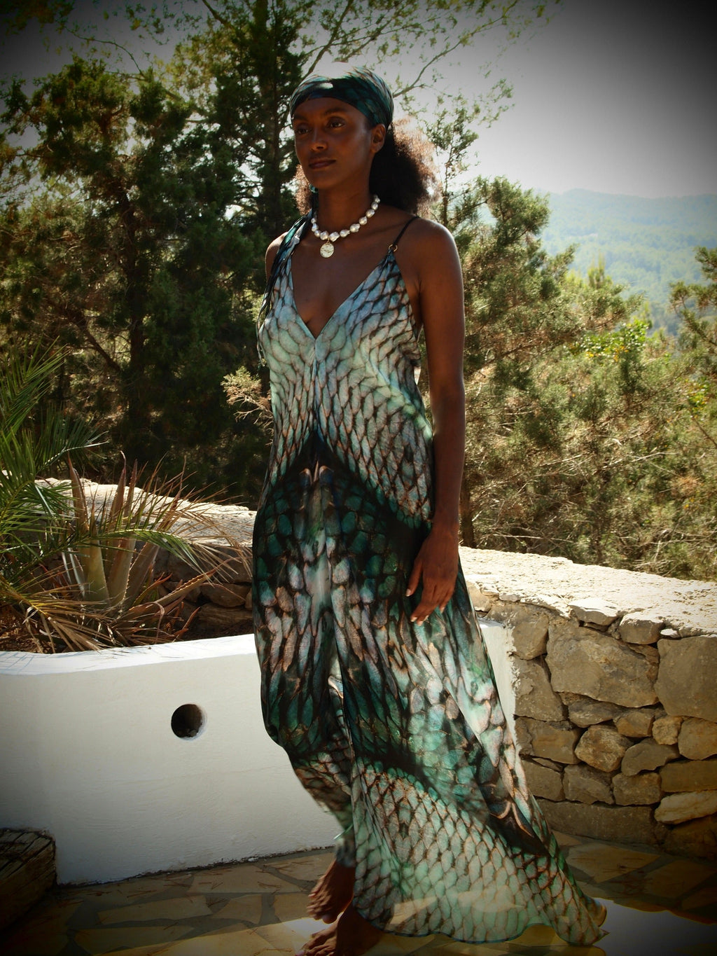 Xarracca Dress - Aqua Siren