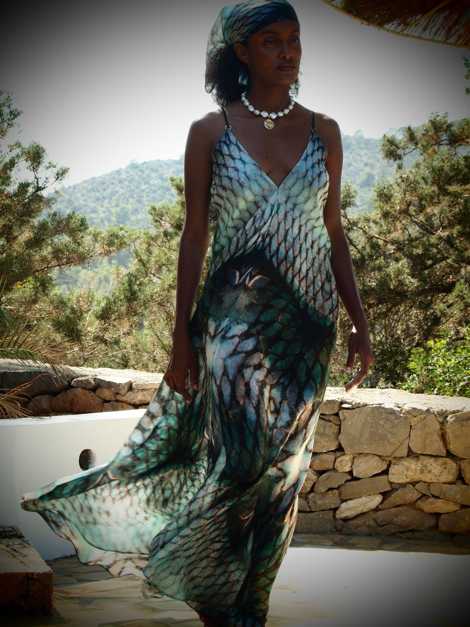 Xarracca Dress - Aqua Siren