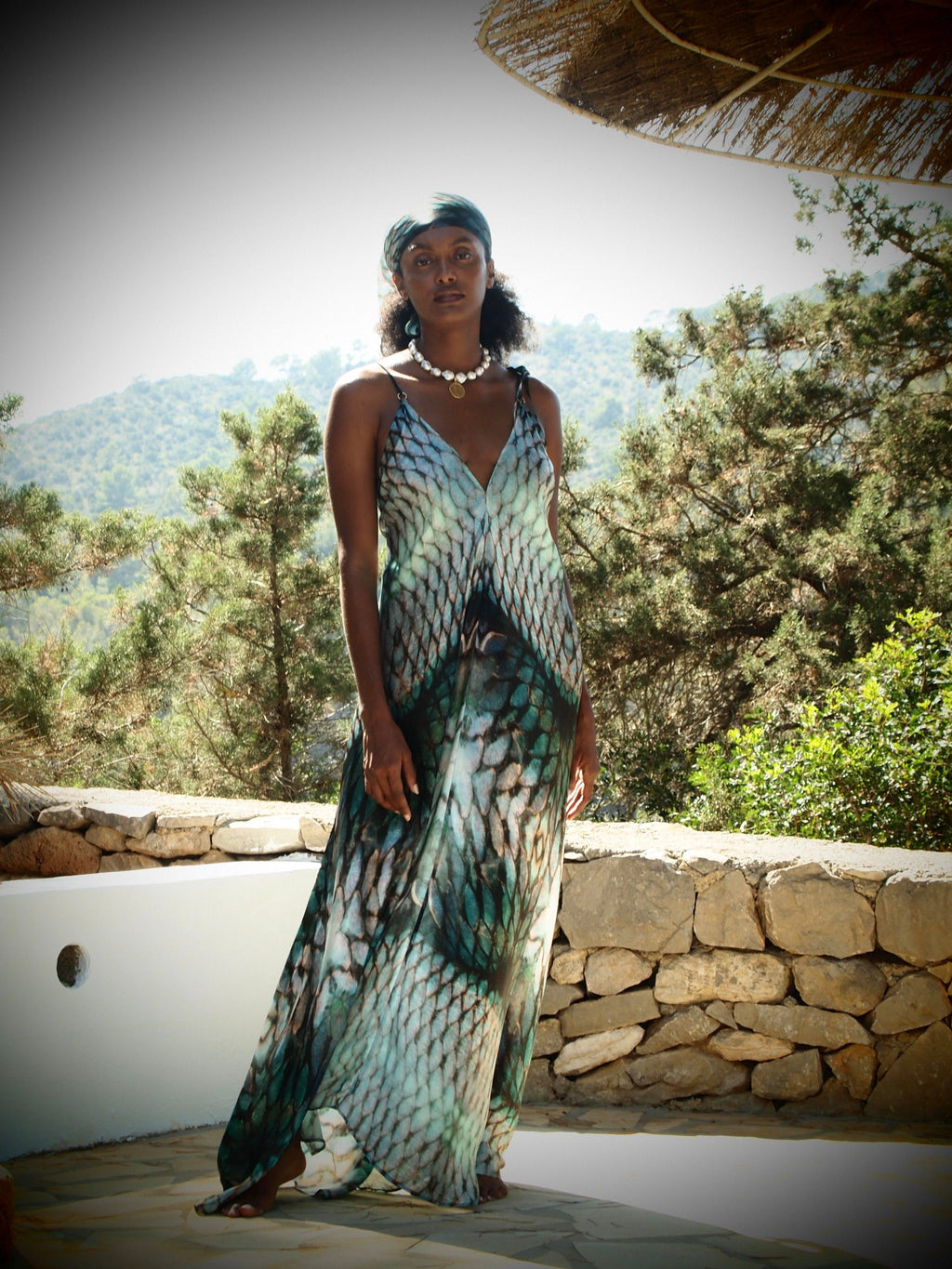 Xarracca Dress - Aqua Siren