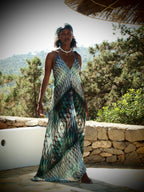 Xarracca Dress - Aqua Siren