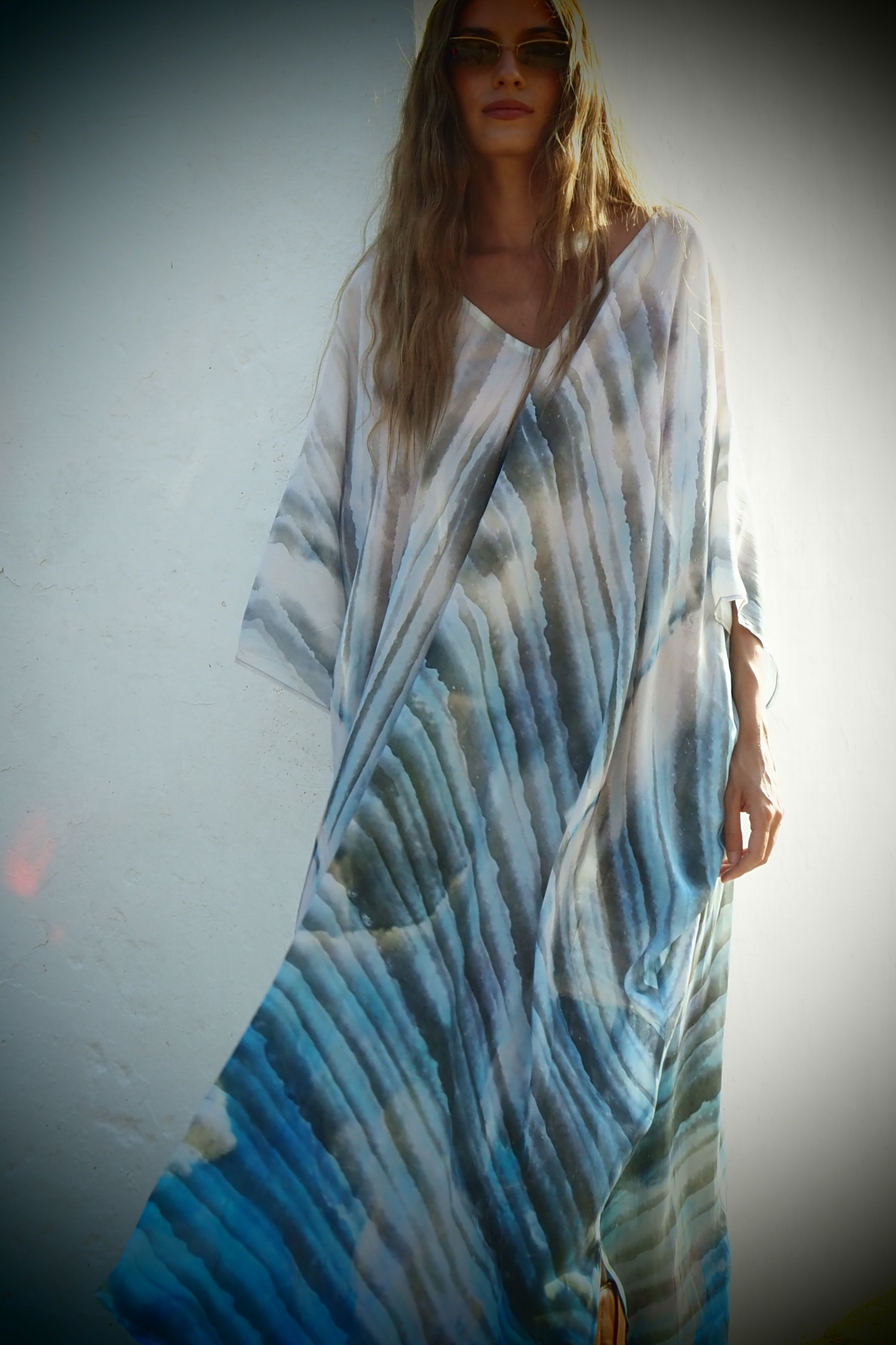 Ashtanga Kaftan - Thalassa print