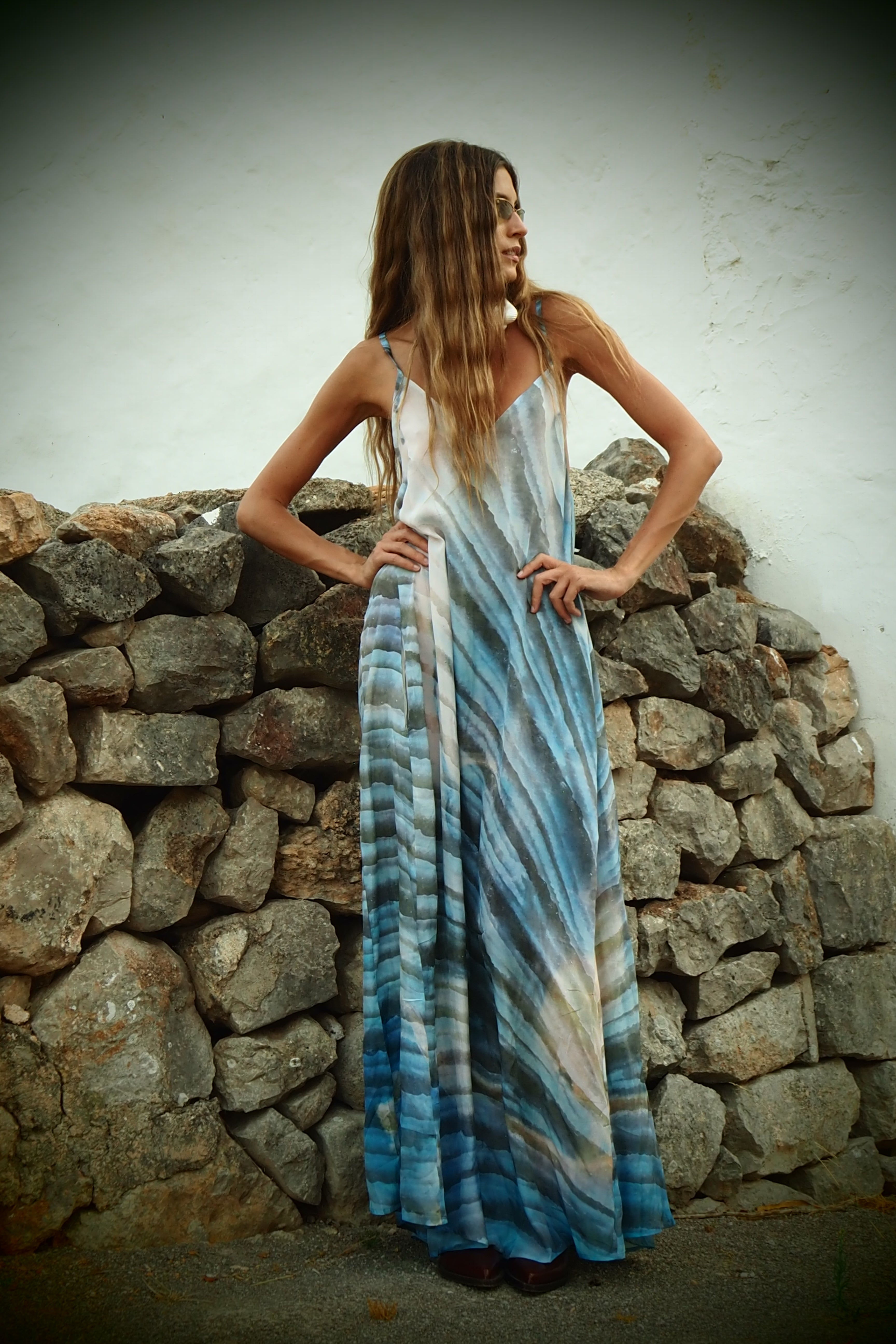 Mayan Dress - Thalassa Print