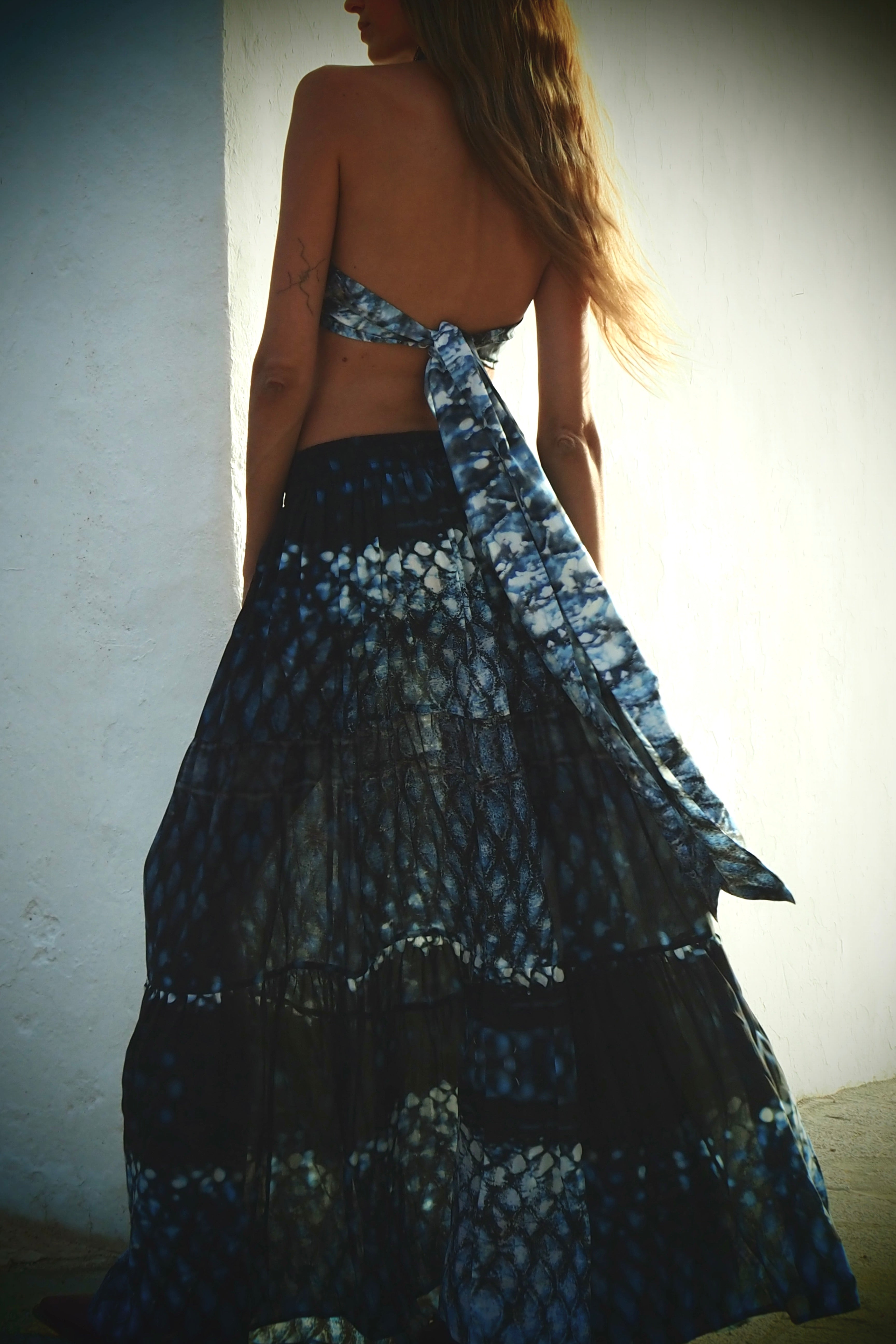 Long Scarf - Indigo Skylla