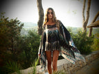 Cleopatra 2 Way Silk Kaftan in Gaia Nuovo