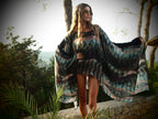 Cleopatra 2 Way Silk Kaftan in Gaia Nuovo