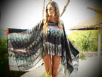 Cleopatra 2 Way Silk Kaftan in Gaia Nuovo