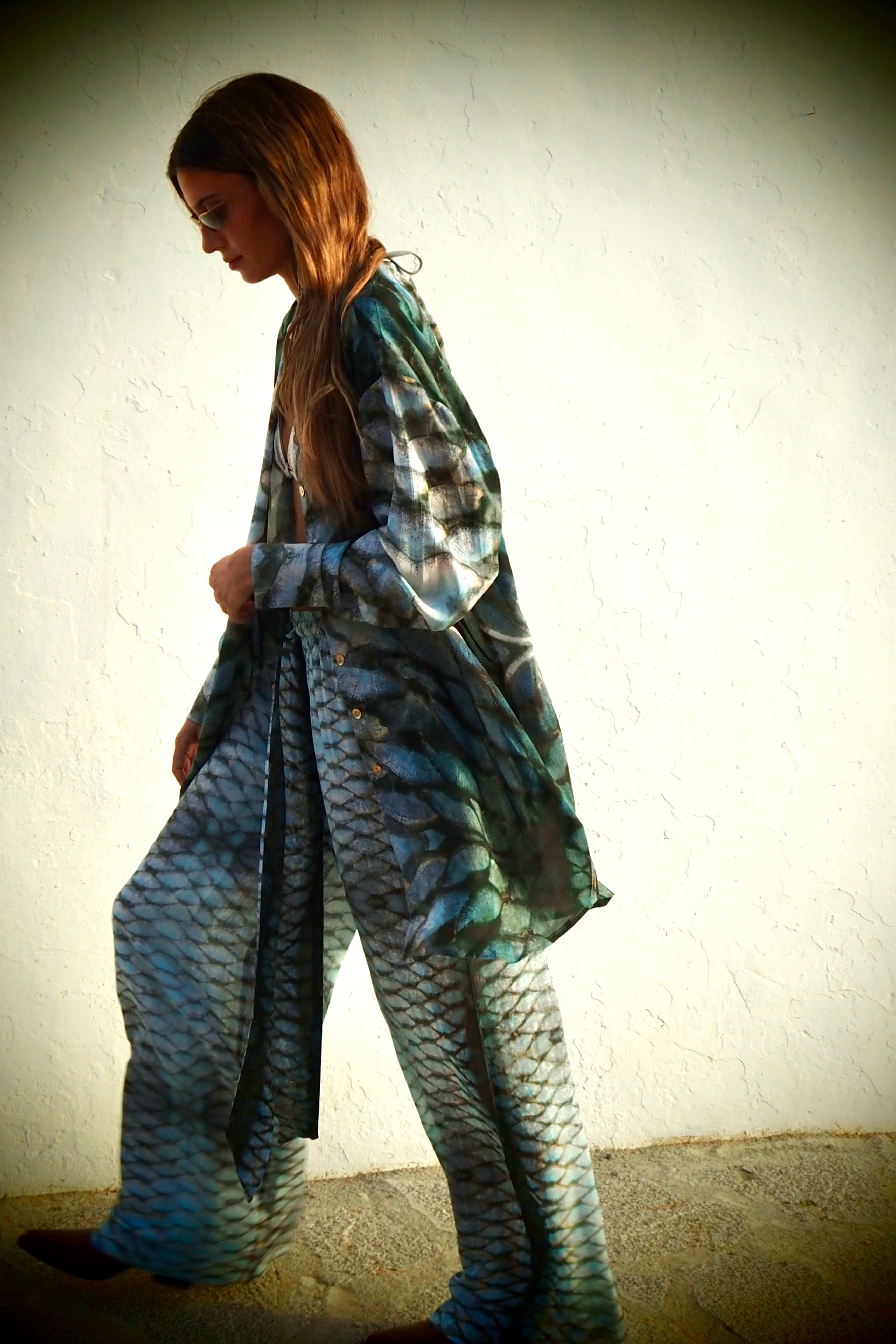 Elvis Shirt - Aqua Siren