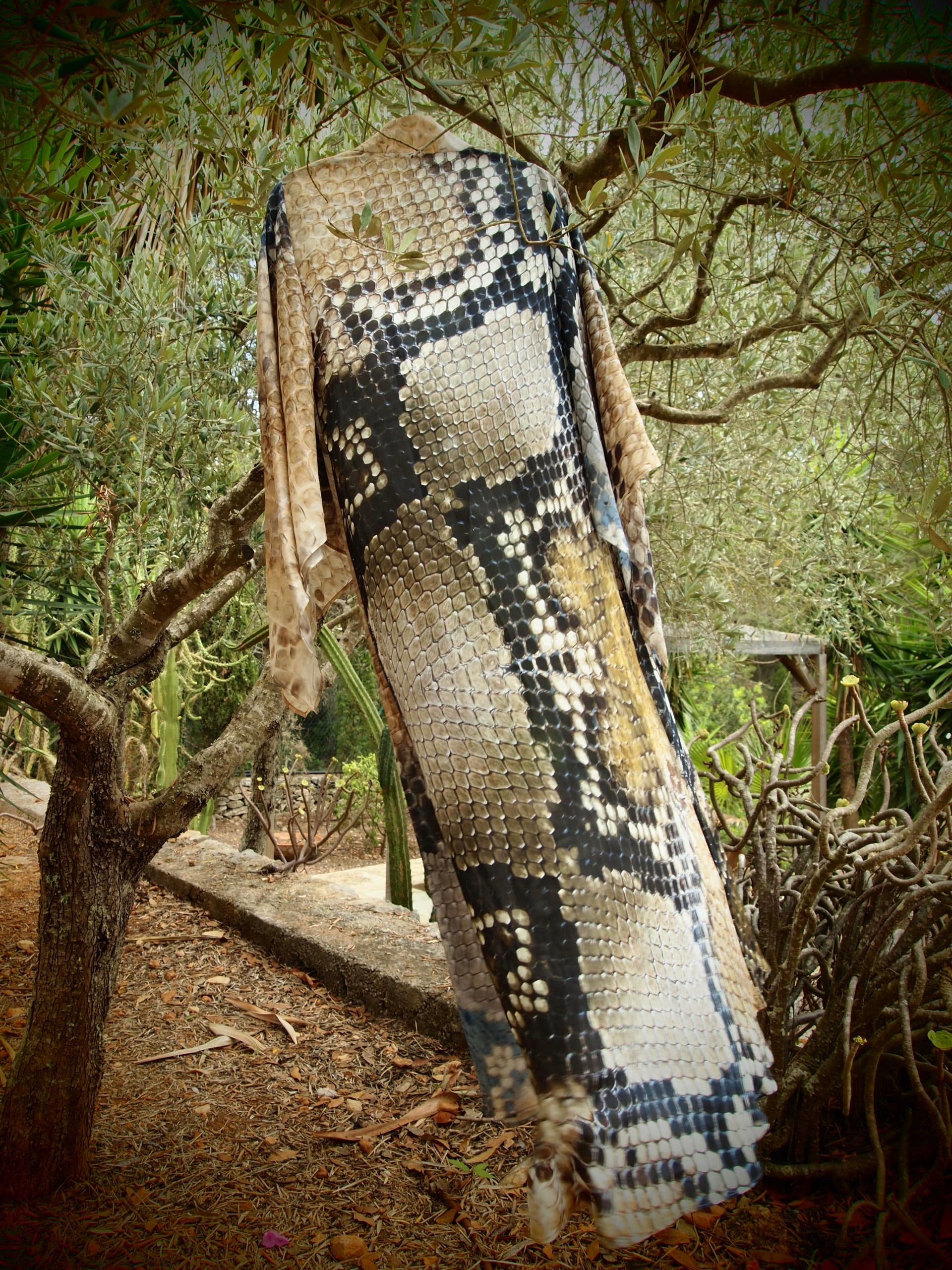 Bedouin Silk Kimono in Cobra print