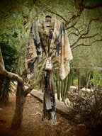 Bedouin Silk Kimono in Cobra print